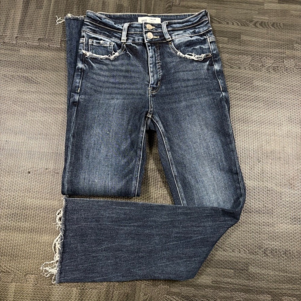 BKE Buckle Jeans Womens 26x29.5 Blue Billie Bootcut Slim High Rise Western